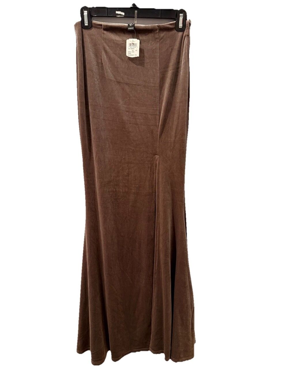Windsor NWT Velvety Maxi Skirt High Slit Flared Women’s Size Small